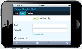 Senior singles capture d'écran 3