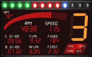 RacingMeter for Torque Pro Affiche