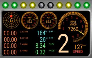 RacingMeter for Torque Pro syot layar 2