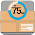 Shipping digital scale ikona