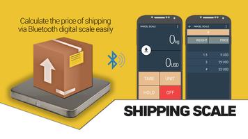 Shipping digital scale plakat