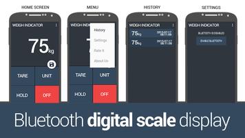 Weight display bluetooth scale syot layar 1