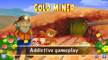 Gold Miner Valentine Affiche