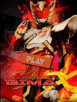 Poster BIMA-X Satria Garuda : New Kamen Rider Henshin