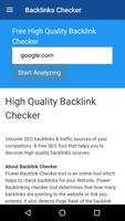 BackLinks Checker screenshot 1