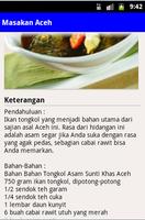 Resep Masakan Aceh تصوير الشاشة 2