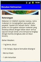 برنامه‌نما Resep Masakan Kalimantan عکس از صفحه