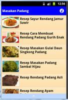 Resep Masakan Padang تصوير الشاشة 1