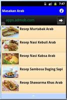 برنامه‌نما Resep Masakan Arab عکس از صفحه