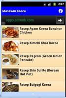 1 Schermata Resep Masakan Korea