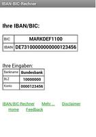 IBAN-BIC-Rechner Ekran Görüntüsü 3