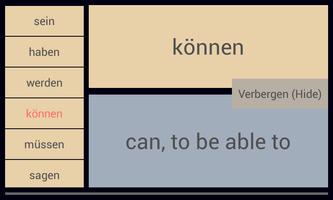 German verbs-poster