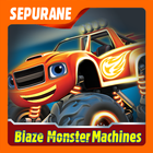 Blaze Light Truck Monster Machine Games ไอคอน