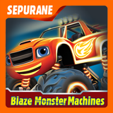 Blaze Light Truck Monster Machine Games icono
