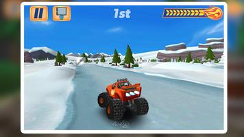 Blaze Light Truck Monster Machine Games captura de pantalla 1