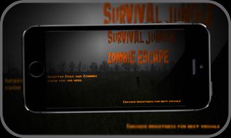 Poster Survival Jungle-Zombie Escape