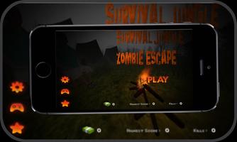 Survival Jungle-Zombie Escape syot layar 1