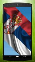 Serbian Flag Live Wallpaper Affiche