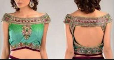 saree blouse beutiful تصوير الشاشة 1