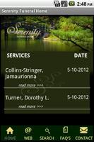 Serenity Funeral Home Affiche