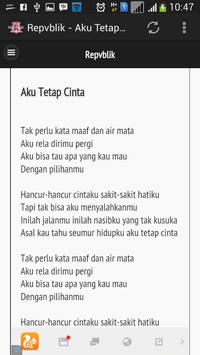 Lagu Aku Tetap Cinta Repvblik安卓下载 安卓版apk 免费下载