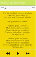 J Balvin & Beyonce Mi Gente Musica Letras स्क्रीनशॉट 1