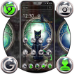 Serious Black Cat Theme