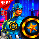 CAPTAIN AVENGE IRON JET AMERICA 3D COLORING BOOK APK