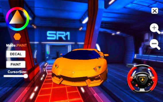 italian car 3d lambo spray coloring book for android  apk