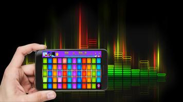 DJ - mélange électro pad Affiche