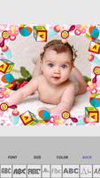 برنامه‌نما Baby photo frames maker عکس از صفحه