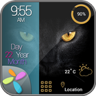 Cat Eyes Lock Theme icône