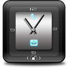 Crystal Clock Lock Theme icône