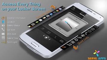 Crystal Clock Lock Theme تصوير الشاشة 1