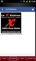برنامه‌نما La X Estereo 100% Salsa عکس از صفحه