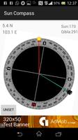 Sun Compass with Qibla angle اسکرین شاٹ 1