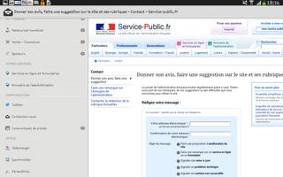 Service-public.fr syot layar 3