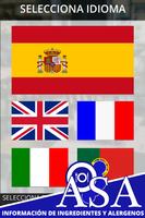 ASA - Alergenos e Ingredientes plakat