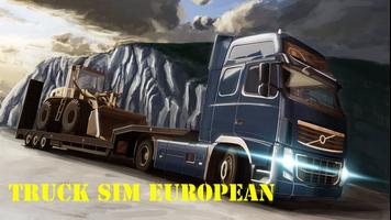 Truck Sim European Affiche