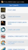 IT Act, 2000 & Cyber Law India โปสเตอร์