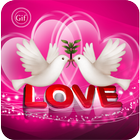 Love Gif 3D Collection ไอคอน