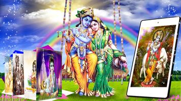 Lord Krishna Wallpaper HD Affiche