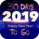 New Year Countdown 2019 Live Wallpapers أيقونة