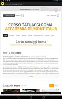 Corso tatuaggi Roma plakat