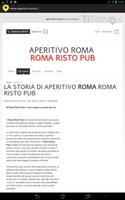 Aperitivo Roma تصوير الشاشة 1