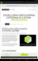 GioielleriaOrologeria Cisterna screenshot 1