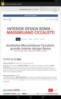 Interior Design Roma الملصق