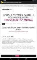 Scuola estetica Velletri Roma постер