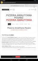 Pizzeria Amalfitana Pesaro Affiche