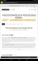 Psicoterapeuta psicologo Roma 포스터